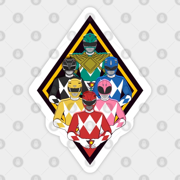 power rangers Sticker by ekkimu